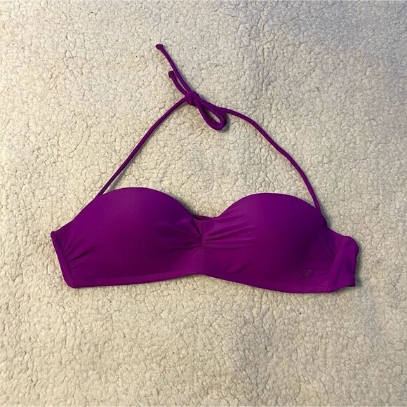 Op Purple Swimsuit Top - Medium - Picture 1 of 4